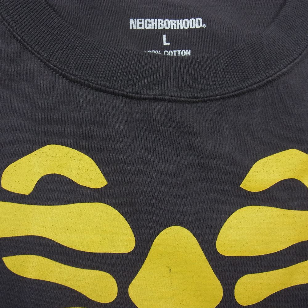 NEIGHBORHOOD ネイバーフッド 21SS BONES L/S TEE ボーン 長袖 Tシャツ グレー系 L【中古】