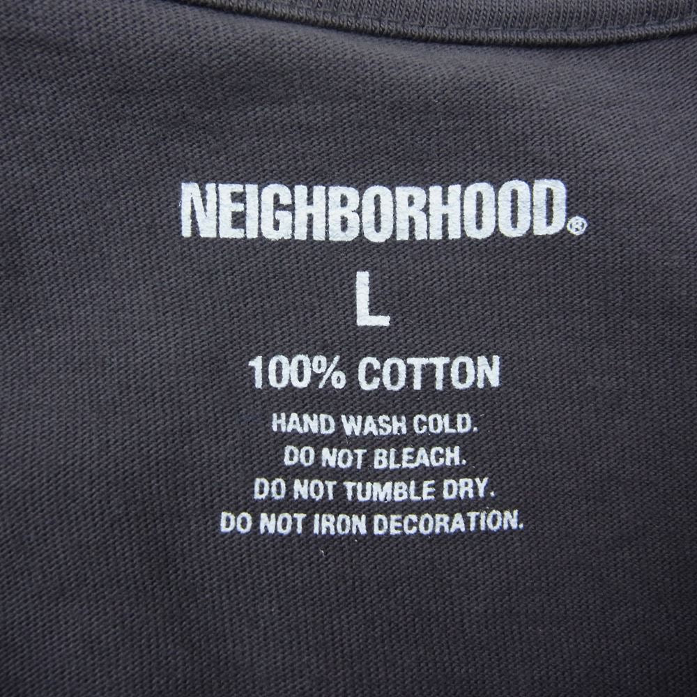 NEIGHBORHOOD ネイバーフッド 21SS BONES L/S TEE ボーン 長袖 Tシャツ グレー系 L【中古】