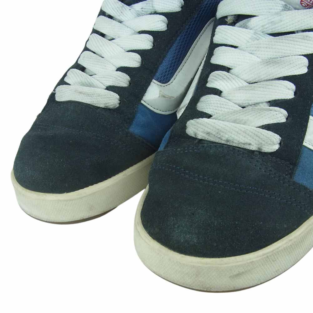 VANS バンズ V360 ニュースクール ローカット スニーカー ネイビー系 ブラック系 ホワイト系 27cm【中古】