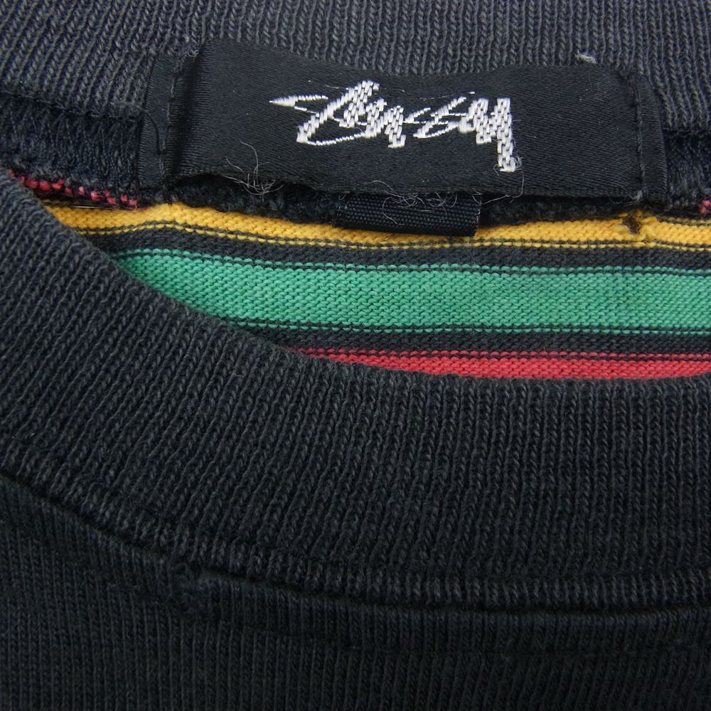 STUSSY ステューシー 80s 90s ヴィンテージ オールド 黒タグ ボーダー