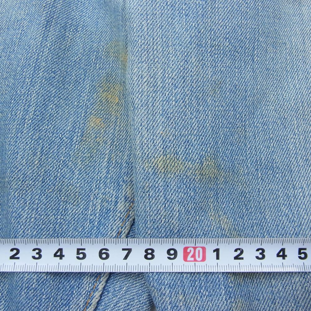 Levi's リーバイス 501 66前期 small e ヴィンテージ デニムパンツ 刻印6 赤耳 インディゴブルー系 33【中古】