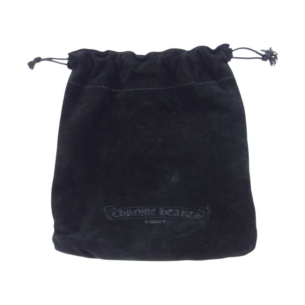 CHROME HEARTS クロムハーツ（原本無） OVAL CROSS STRAP1.5  1.5 クラシック オーバル バックル レザー ベルト ブラック系 34【中古】
