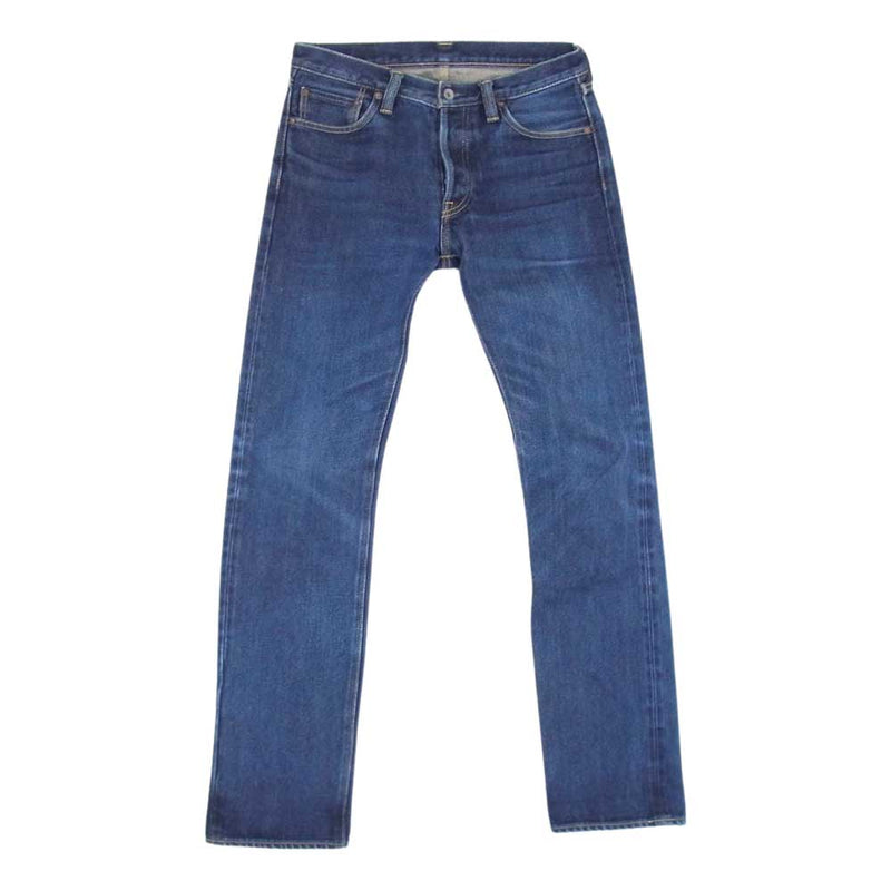 IRON HEART アイアンハート HY776 21oz EXTRA HEAVY DENIM ボタンフライ ストレート ヘビー デニム パンツ インディゴブルー系 33【中古】