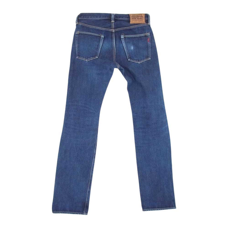 IRON HEART アイアンハート HY776 21oz EXTRA HEAVY DENIM ボタンフライ ストレート ヘビー デニム パンツ インディゴブルー系 33【中古】