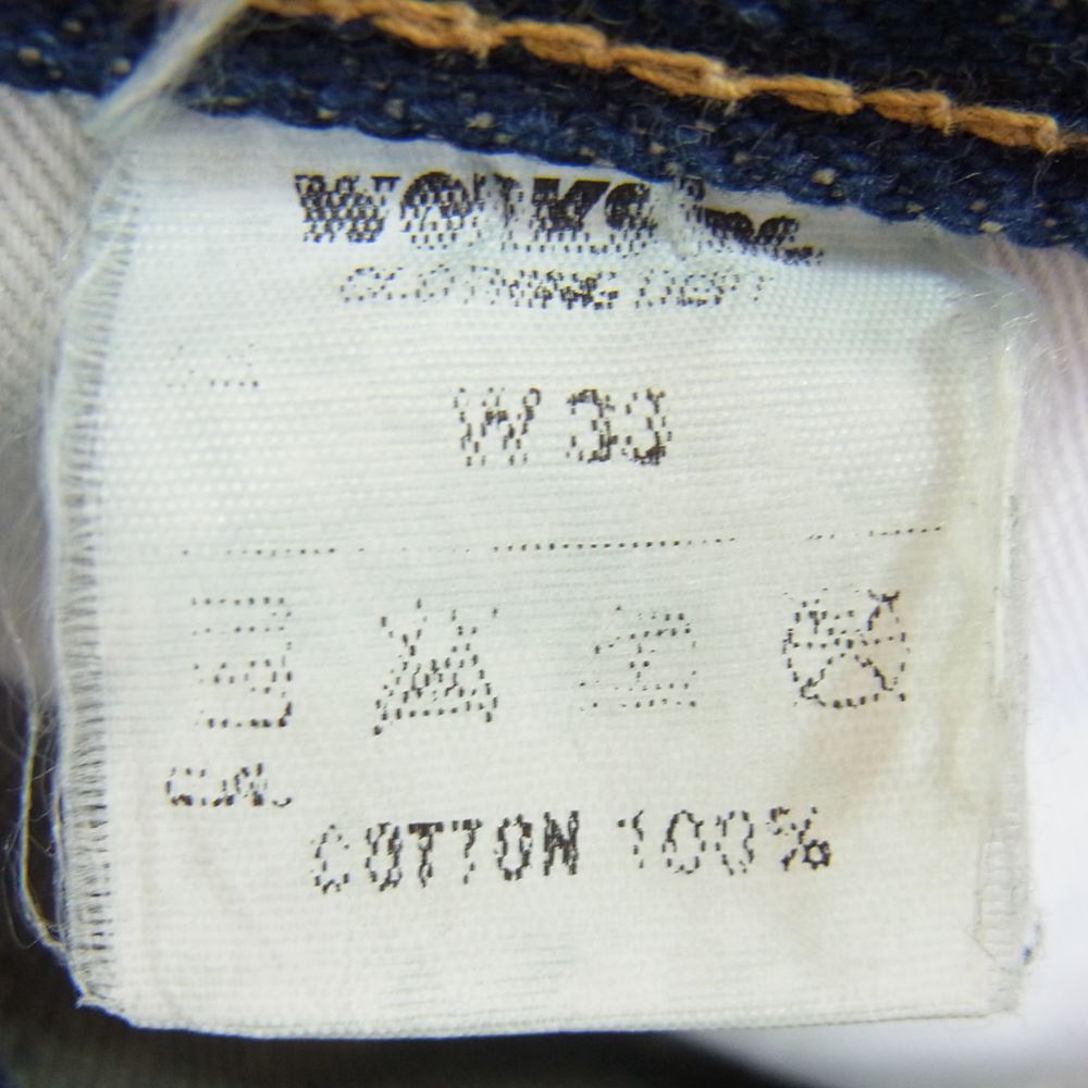 IRON HEART アイアンハート HY776 21oz EXTRA HEAVY DENIM ボタンフライ ストレート ヘビー デニム パンツ インディゴブルー系 33【中古】