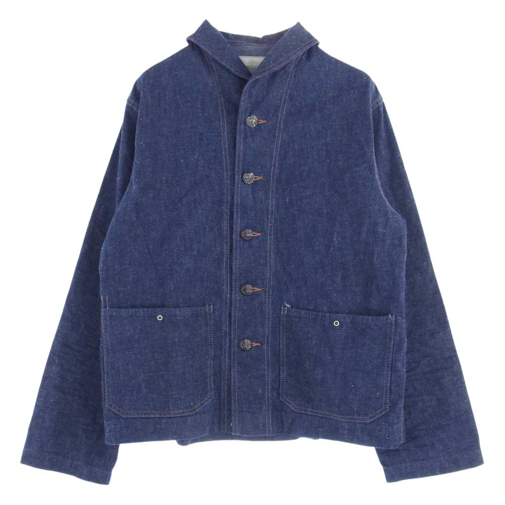DALEE'S&Co U.S.N.J.07 40s U.S.N. KOVERALL レプリカ ショールカラー デニム カバーオール 16.5(Lサイズ相当)【中古】