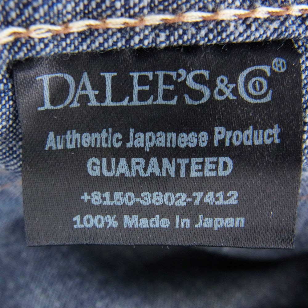 DALEE'S&Co U.S.N.J.07 40s U.S.N. KOVERALL レプリカ ショールカラー デニム カバーオール 16.5(Lサイズ相当)【中古】