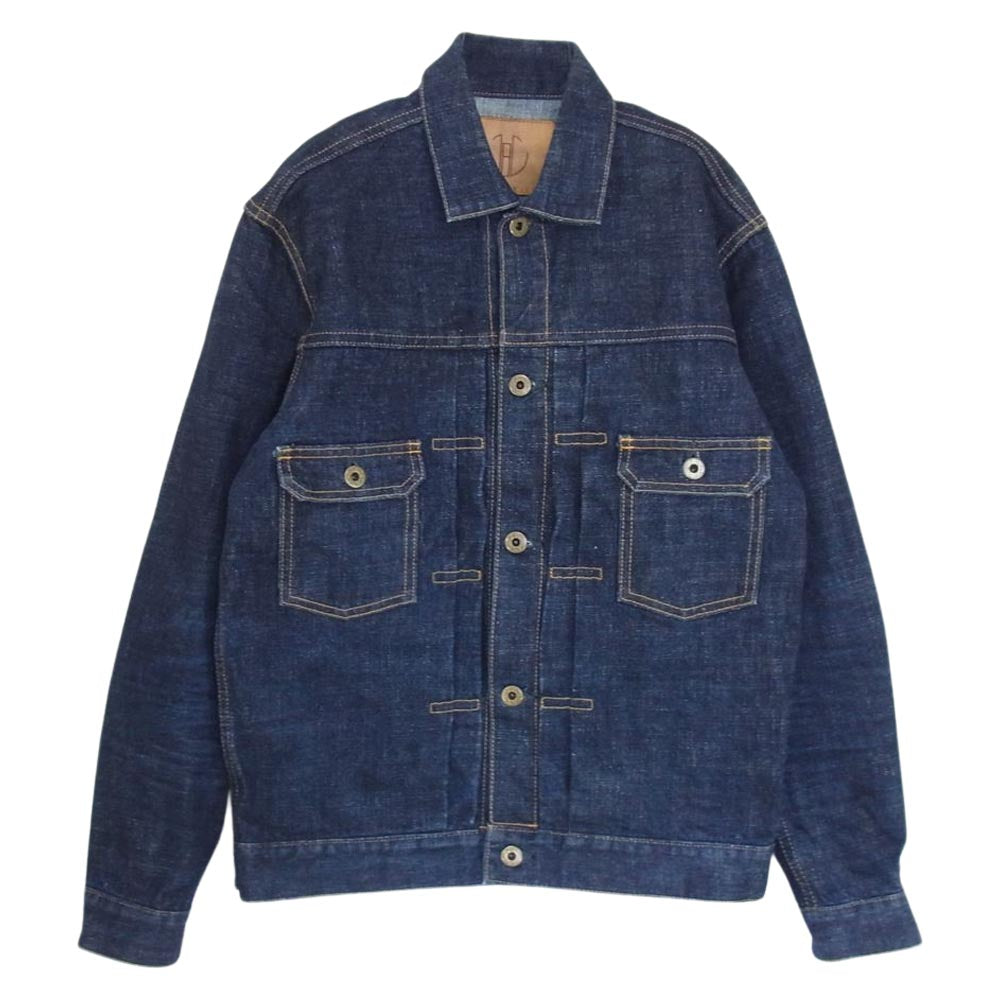 ジャパン ブルー ジーンズ  JBJK1012 16.5oz セルヴィッチ 2nd デニムジャケット Gジャン ヘビーオンス インディゴブルー系 40【美品】【中古】