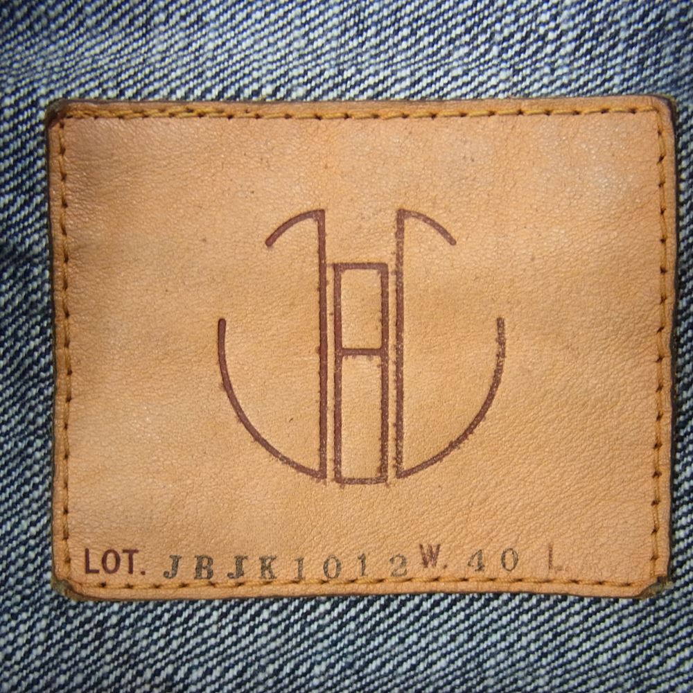 ジャパン ブルー ジーンズ  JBJK1012 16.5oz セルヴィッチ 2nd デニムジャケット Gジャン ヘビーオンス インディゴブルー系 40【美品】【中古】