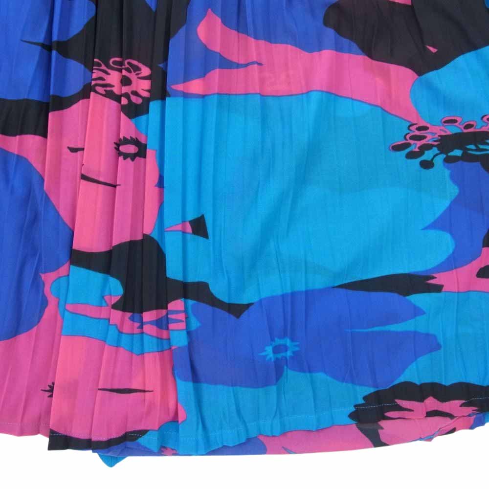 ISSEY MIYAKE イッセイミヤケ IM42FG210 WHITE LABEL ホワイトレーベル プリーツ加工 総柄 フラワー スカート マルチカラー系 3【中古】