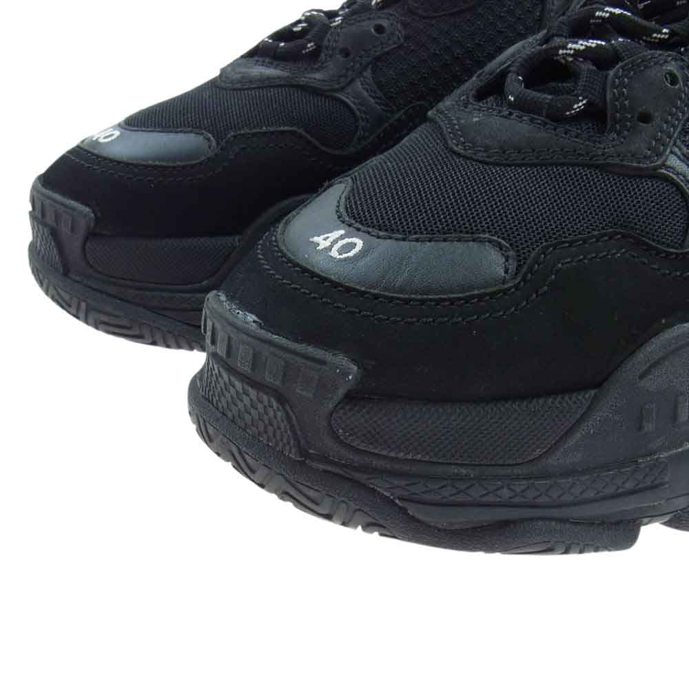 BALENCIAGA バレンシアガ 512178 TRIPLE S トリプルS スニーカー ブラック系 40【中古】