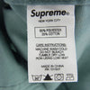 Supreme シュプリーム 18AW Rose L/S Work Shirt ローズ 長袖 ワーク シャツ ライトグリーン系 L【中古】