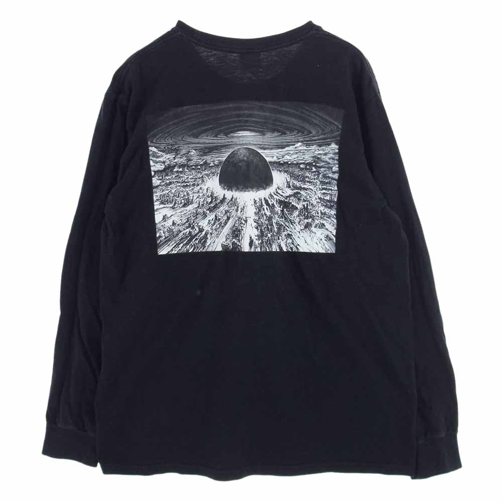 Supreme シュプリーム 17AW × AKIRA アキラ Neo-Tokyo L/S Tee ネオトウキョウ 長袖 Tシャツ ブラック系 M【中古】