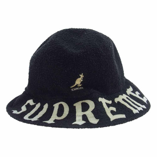 Supreme シュプリーム 20SS × KANGOL カンゴール BERMUDA CASUAL HAT バミューダ カジュアル バケットハット ブラック系 L【中古】
