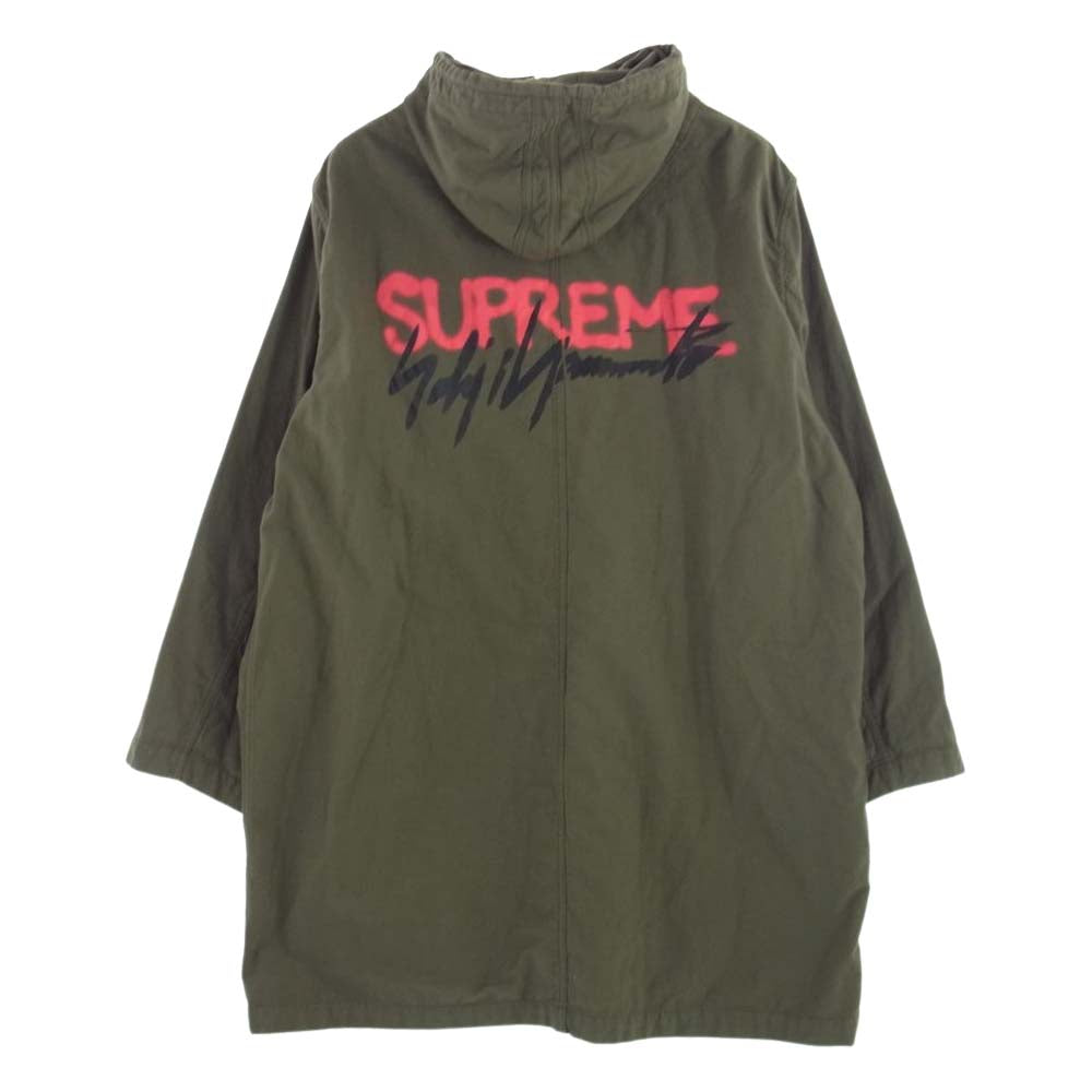 Supreme シュプリーム 20AW × Yohji Yamamoto ヨウジヤマモト Parka パーカ モッズ コート カーキ系 L【中古】