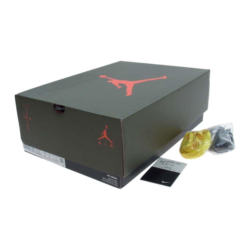 NIKE ナイキ CN1084-200 × Travis Scott トラヴィス スコット Air Jordan 6 Retro エアジョーダン6 レトロ スニーカー カーキ系 28cm【中古】