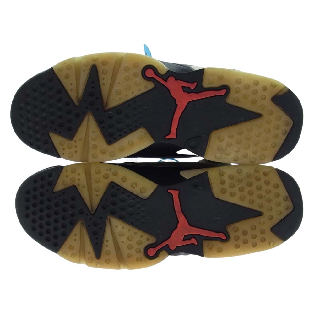 NIKE ナイキ CN1084-200 コンプリート鑑定証明書付 Travis Scott トラヴィス スコット Air Jordan 6 Retro エアジョーダン6 レトロ スニーカー カーキ系 28cm【中古】