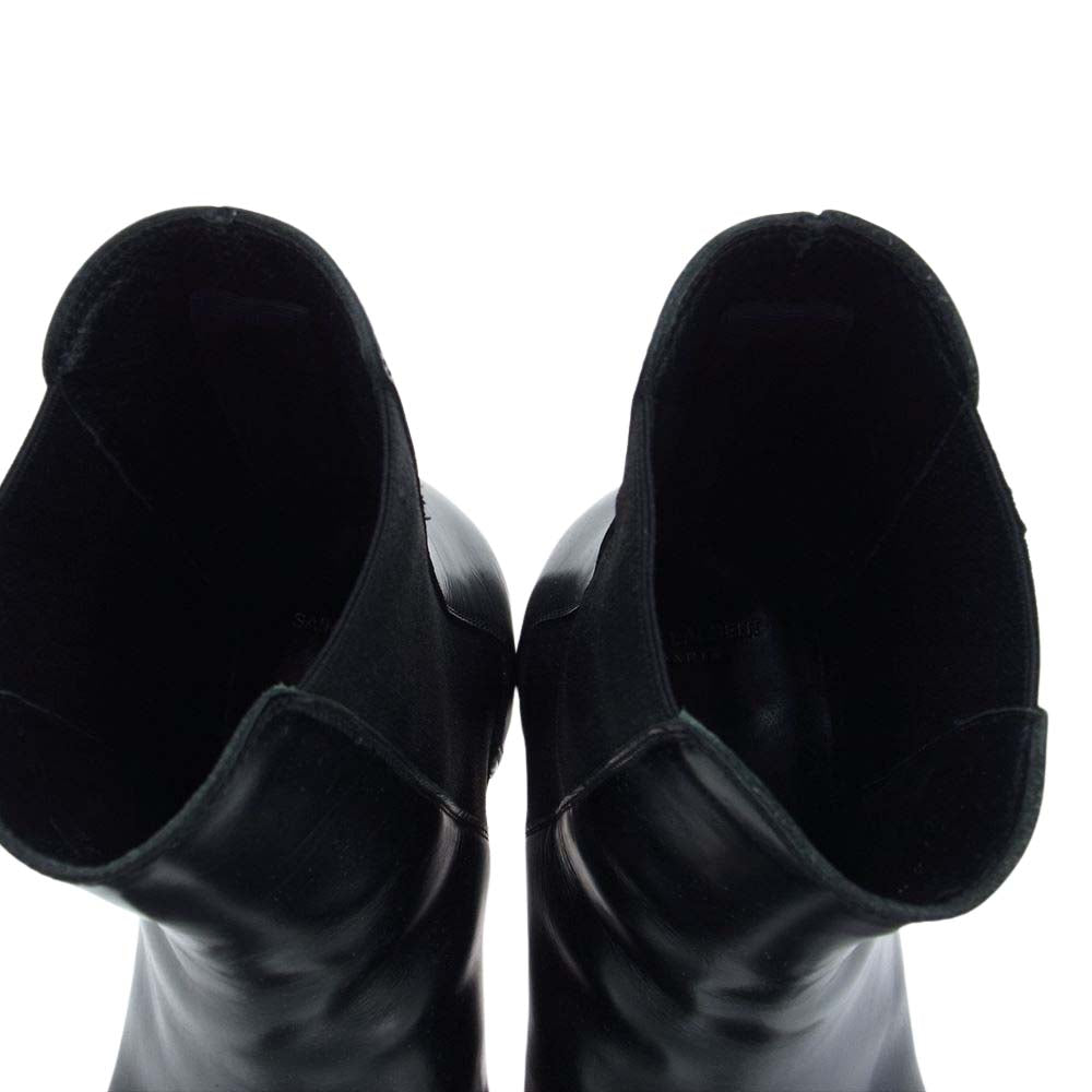 SAINT LAURENT サンローラン DI443213 WYATT CHELSEA BOOTS サイドゴア ワイアット チェルシーブーツ ブラック系 42【中古】
