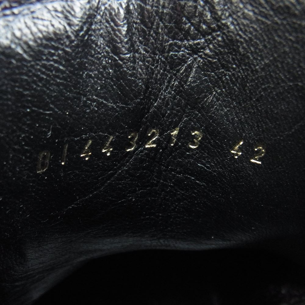SAINT LAURENT サンローラン DI443213 WYATT CHELSEA BOOTS サイドゴア ワイアット チェルシーブーツ ブラック系 42【中古】
