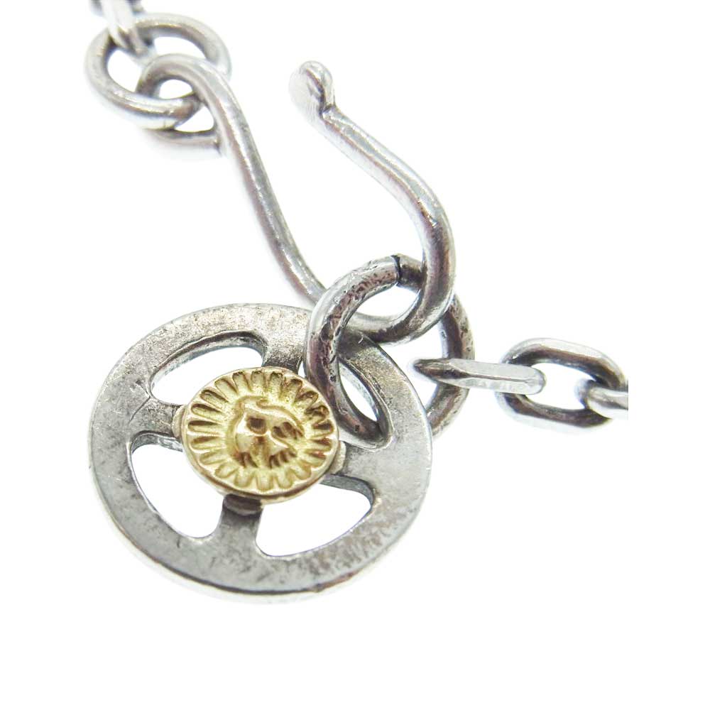 WINGROCK ウィングロック K18ホイール付き チェーン ネックレス シルバー系【中古】