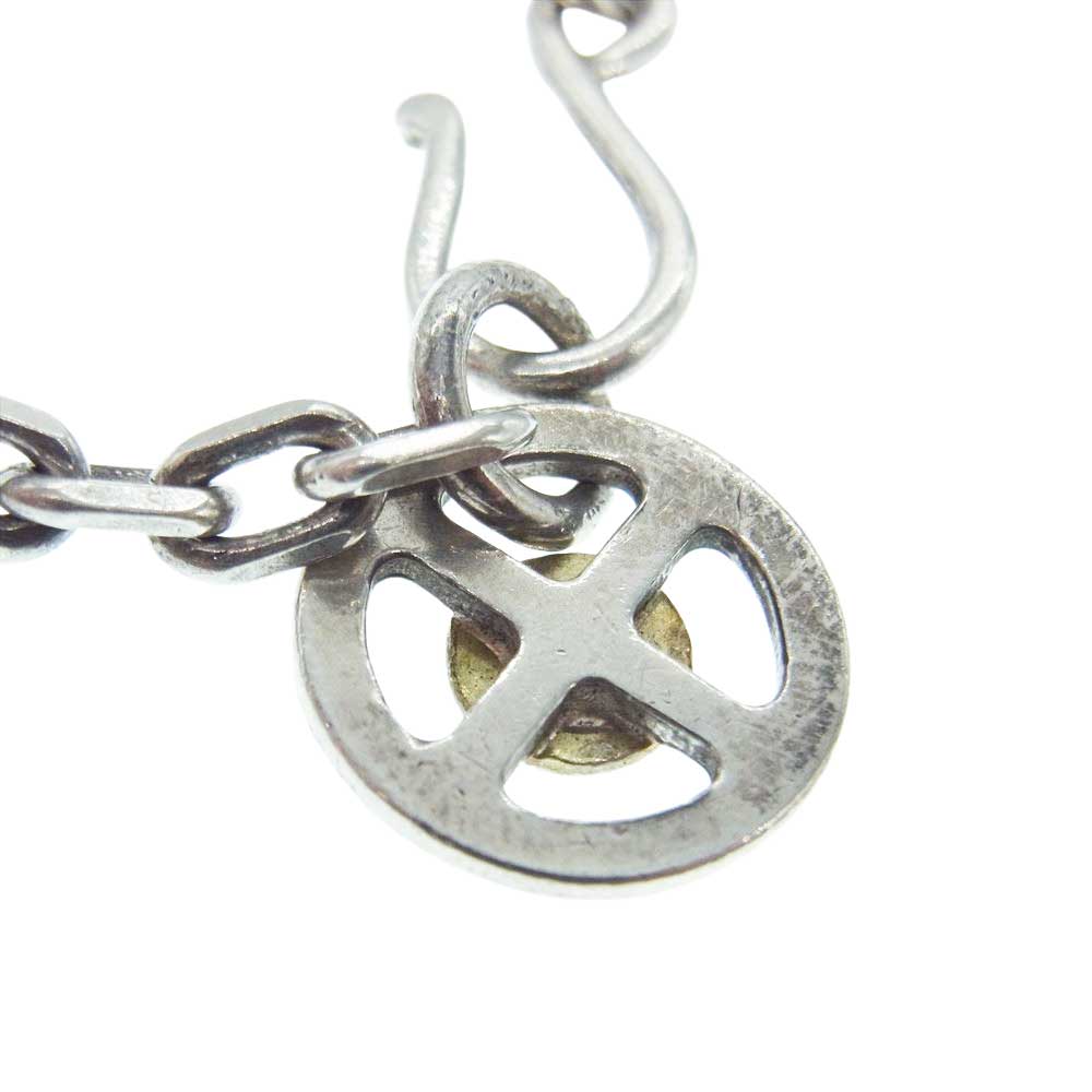 WINGROCK ウィングロック K18ホイール付き チェーン ネックレス シルバー系【中古】