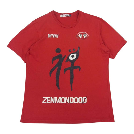 UNDERCOVER アンダーカバー 19SS ZENMONDO TEE 禅問答 半袖Tシャツ TEE レッド系 2【中古】