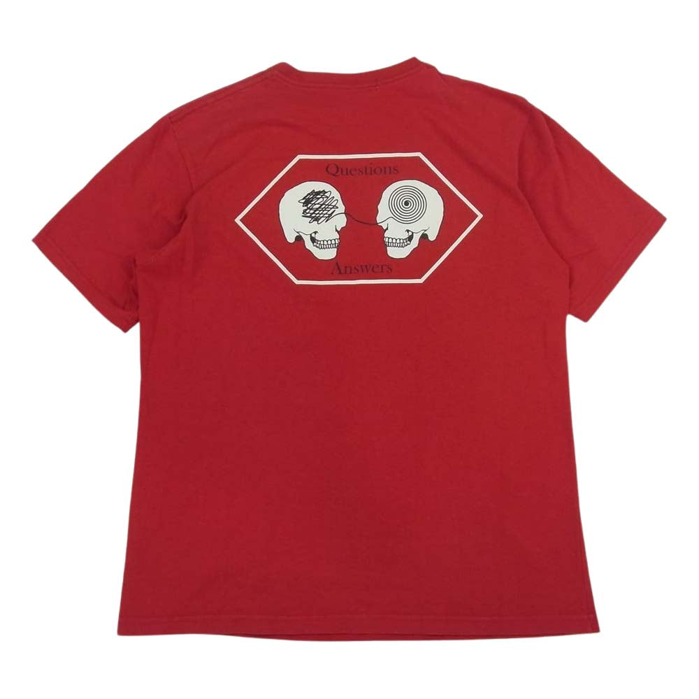 UNDERCOVER アンダーカバー 19SS ZENMONDO TEE 禅問答 半袖Tシャツ TEE レッド系 2【中古】