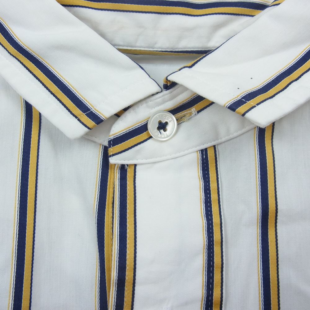 ティッカ 0291401061 TAIS-061 ストライプ スクエアビッグ ロングシャツ ワンピース ホワイト系【中古】