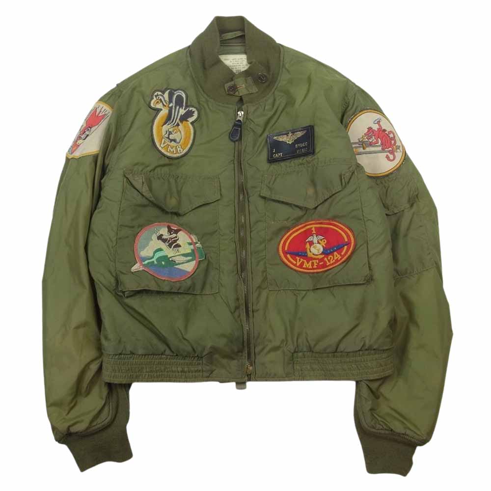 Buzz Rickson's バズリクソンズ M13685 WEP CONMAR ファスナー フライト ジャケット カーキ系 38R【中古】