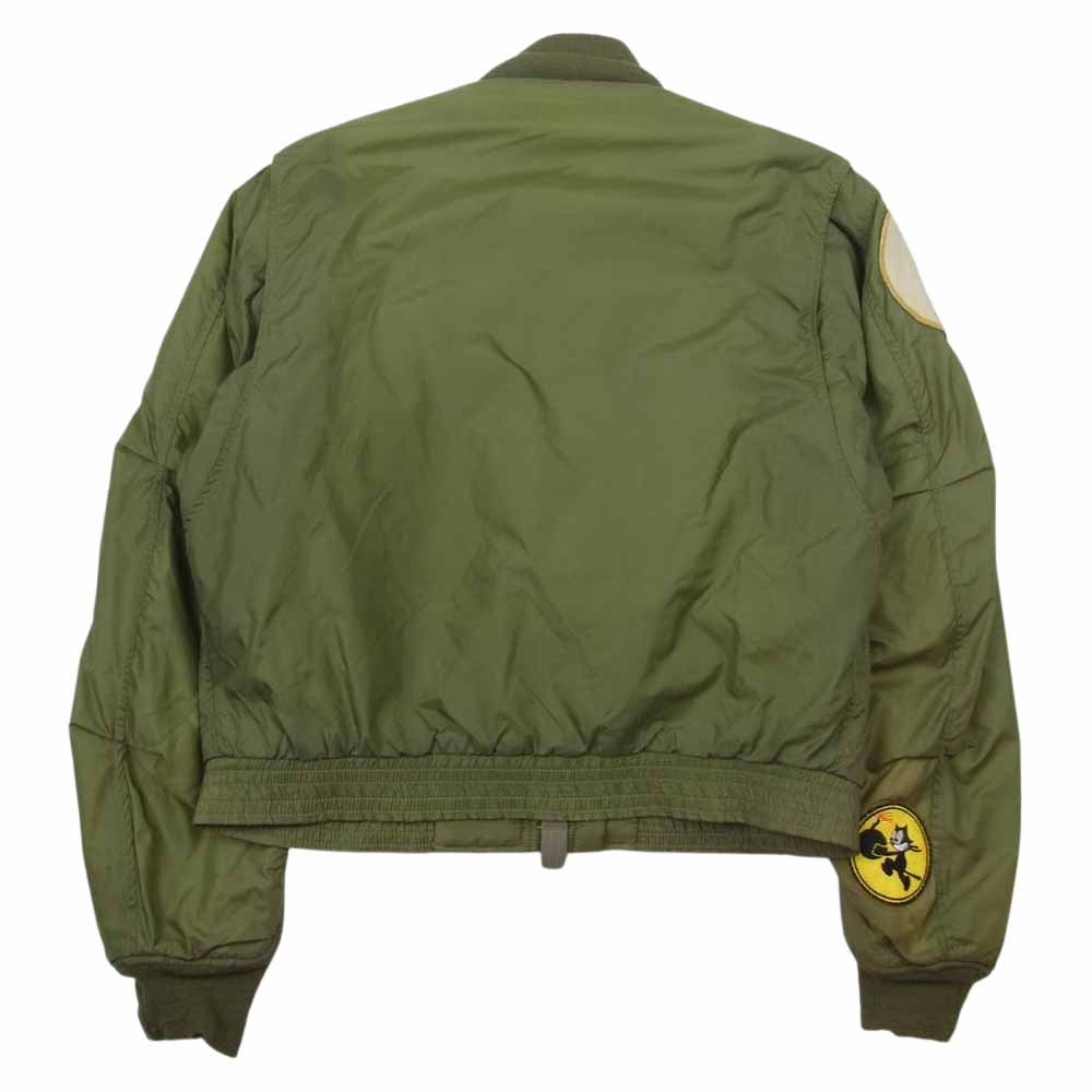 Buzz Rickson's バズリクソンズ M13685 WEP CONMAR ファスナー フライト ジャケット カーキ系 38R【中古】