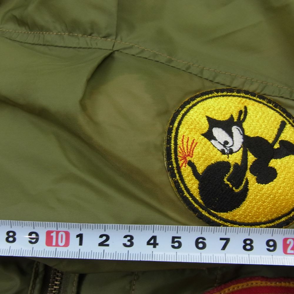 Buzz Rickson's バズリクソンズ M13685 WEP CONMAR ファスナー フライト ジャケット カーキ系 38R【中古】