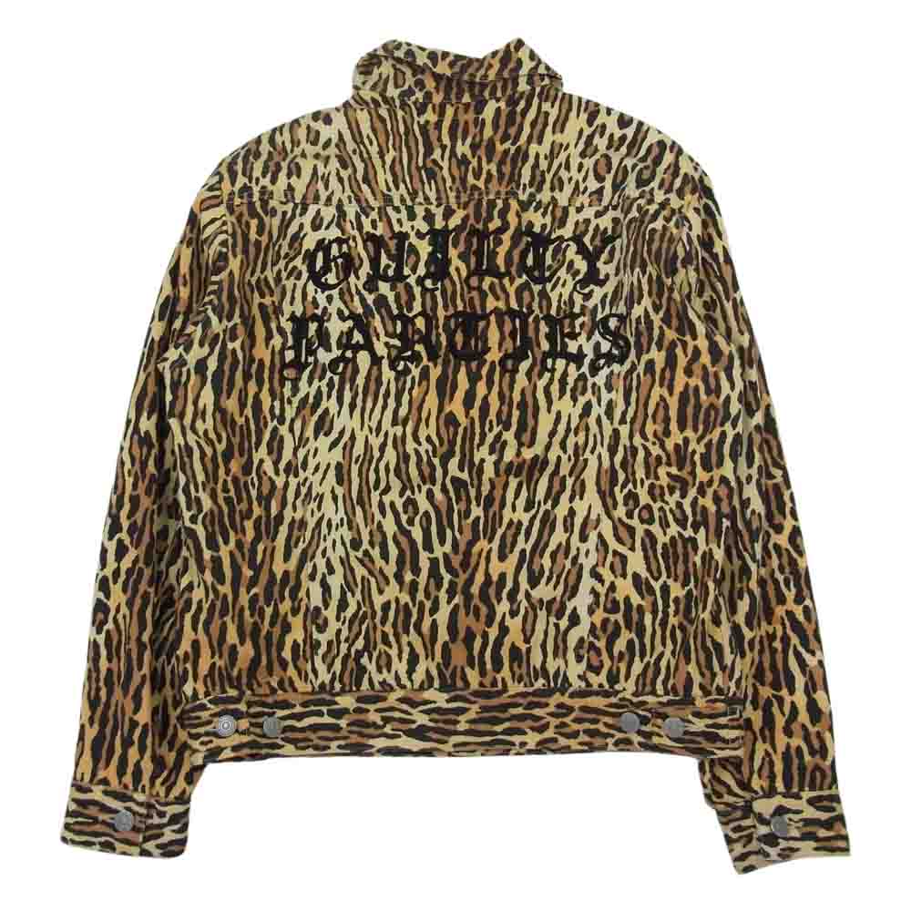WACKO MARIA ワコマリア 18SS　 THE GUILTY PARTIES レオパード トラッカー ジャケット ベージュ系 S【中古】