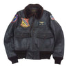 Buzz Rickson's バズリクソンズ BR80096 TYPE G-1 レザー フライト ジャケット ブラウン系 34【中古】