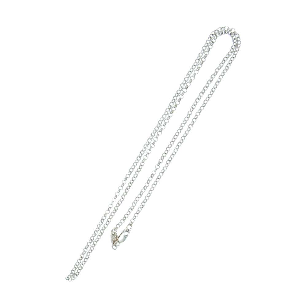 CHROME HEARTS クロムハーツ（原本無） NECKCHAIN R20 ロールチェーン20inch シルバー ネックレス シルバー系【中古】