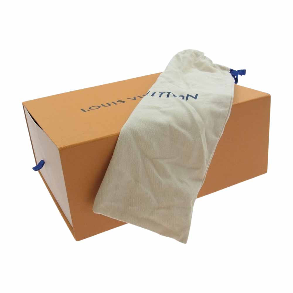 LOUIS VUITTON ルイ・ヴィトン 1A9PLN スターボード ライン レザー 麻 サンダル  ライトブラウン系 37【中古】