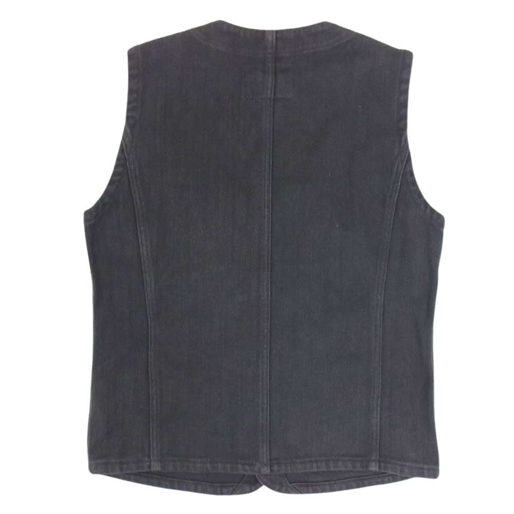 THE FLAT HEAD ザフラットヘッド GLORY PARK DOBBY WORK VEST ドビー ワーク ベスト グレー系 42【中古】