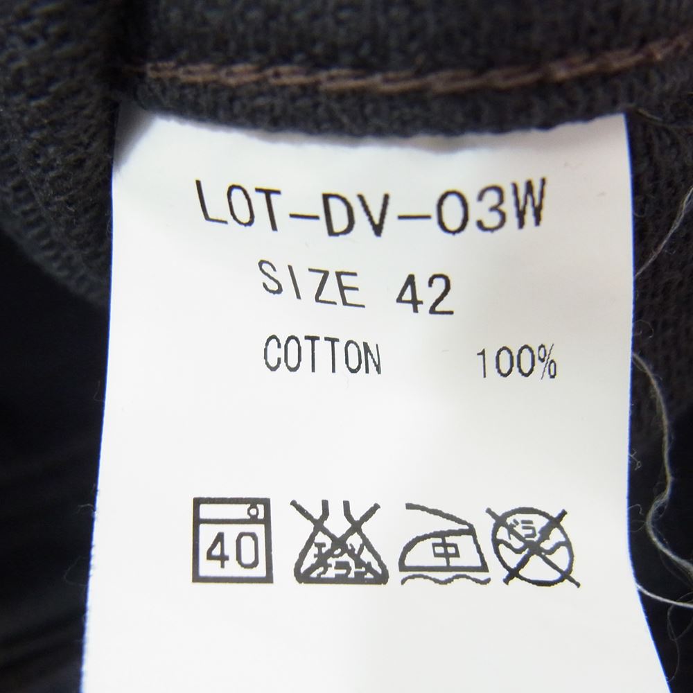 THE FLAT HEAD ザフラットヘッド GLORY PARK DOBBY WORK VEST ドビー ワーク ベスト グレー系 42【中古】
