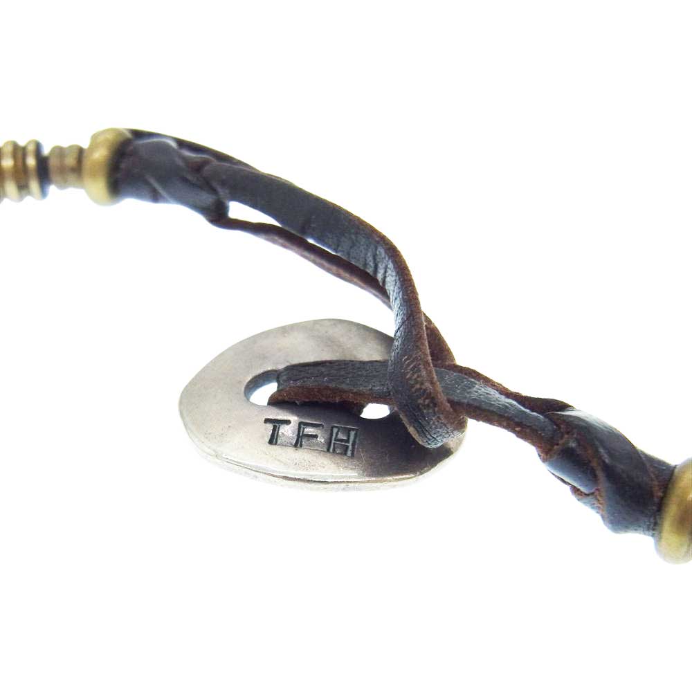 THE FLAT HEAD ザフラットヘッド ターコイズ ネックレス ライトブルー系【中古】