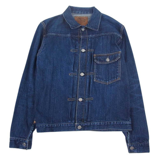 THE FLAT HEAD ザフラットヘッド 6001W 1st Type デニム ジャケット インディゴブルー系 40【中古】