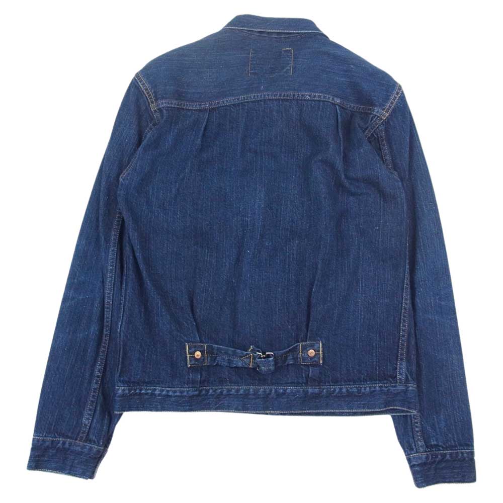 THE FLAT HEAD ザフラットヘッド 6001W 1st Type デニム ジャケット インディゴブルー系 40【中古】