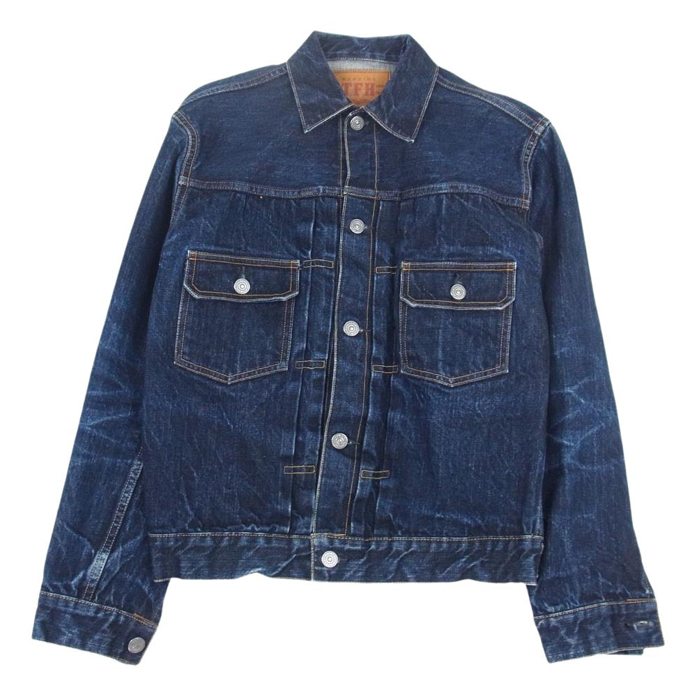 THE FLAT HEAD ザフラットヘッド 6002 2nd Type デニム ジャケット インディゴブルー系 38【中古】