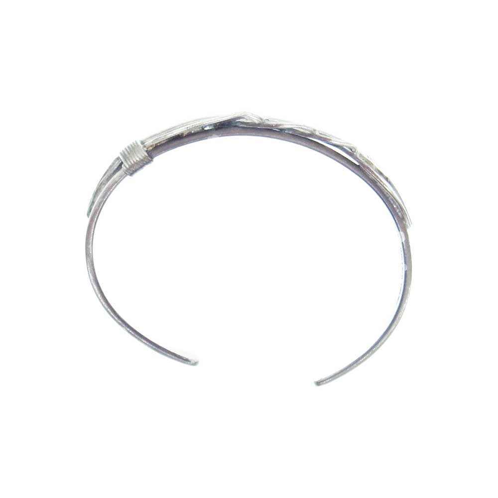 THE FLAT HEAD ザフラットヘッド フェザー シルバー バングル シルバー系【中古】