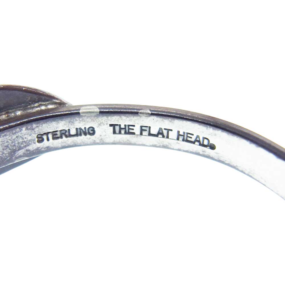 THE FLAT HEAD ザフラットヘッド フェザー シルバー バングル シルバー系【中古】