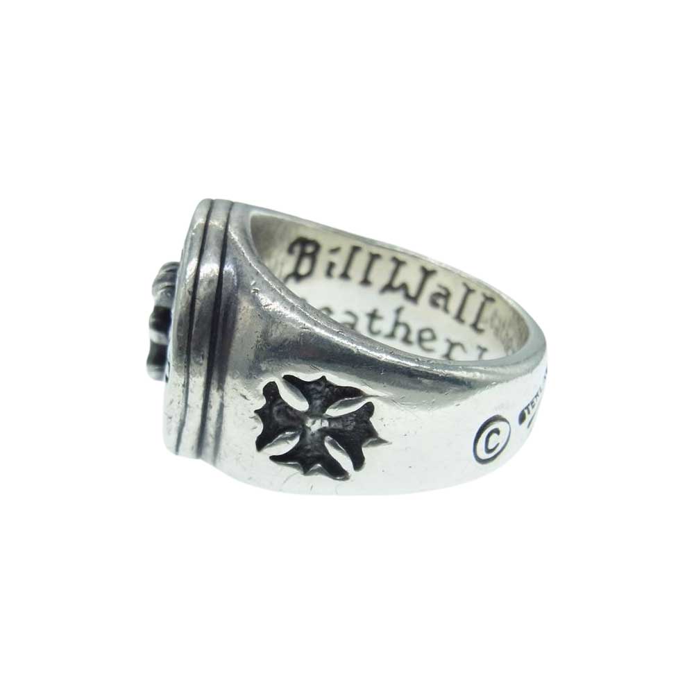 BILL WALL LEATHER ビルウォールレザー × FLAT HEAD フラットヘッド F ロゴ シルバー リング シルバー系 25号【中古】