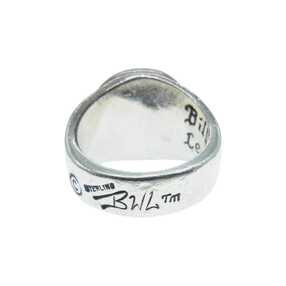 BILL WALL LEATHER ビルウォールレザー × FLAT HEAD フラットヘッド F ロゴ シルバー リング シルバー系 25号【中古】