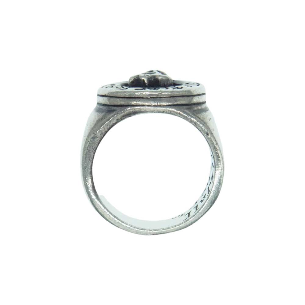 BILL WALL LEATHER ビルウォールレザー × FLAT HEAD フラットヘッド F ロゴ シルバー リング シルバー系 25号【中古】