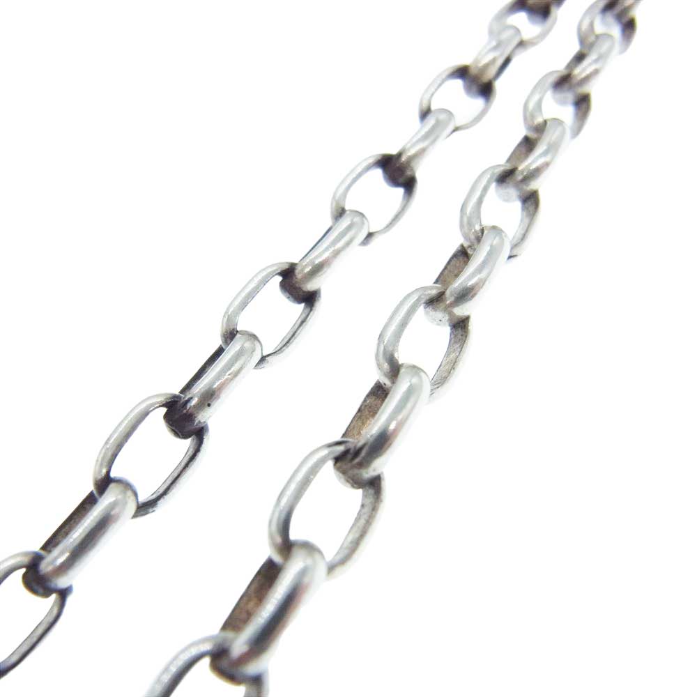 THE FLAT HEAD ザフラットヘッド カスタム フェザー ネックレス シルバー系【中古】