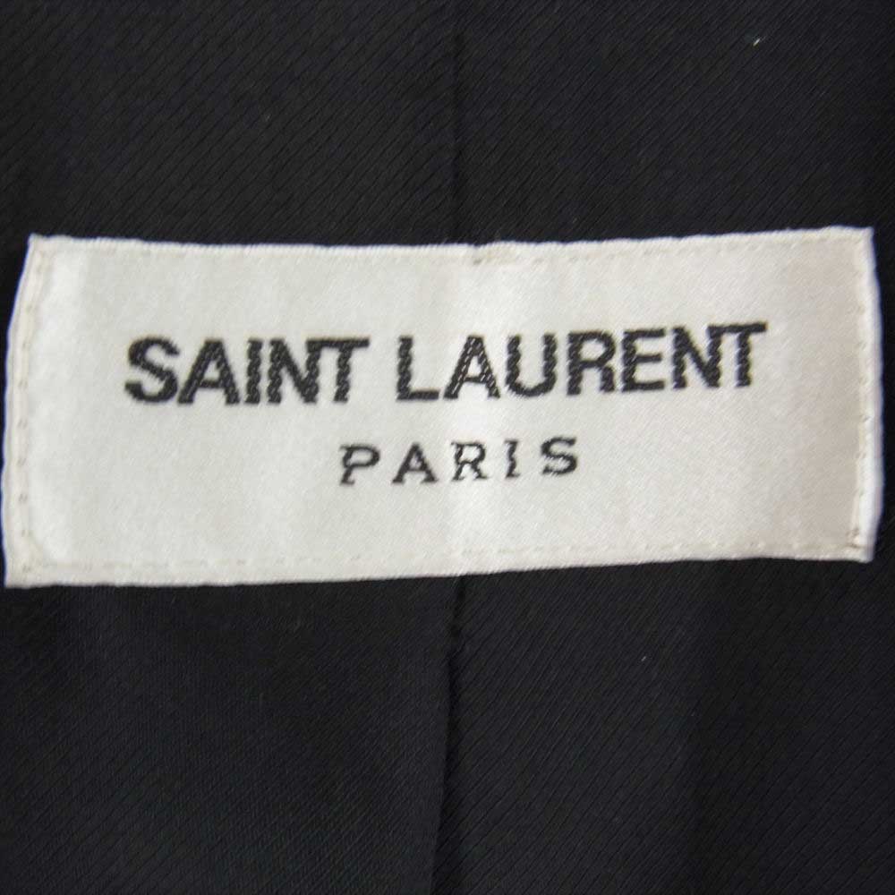 SAINT LAURENT サンローラン 2020 642556 YC2AY カーフ レザー ジャケット スエード ブラウン系 48【中古】