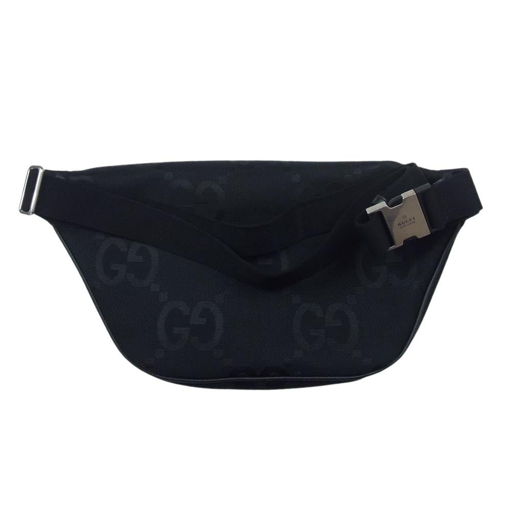 GUCCI グッチ 696031 ジャンボGG ベルトバッグ ブラック系【中古】