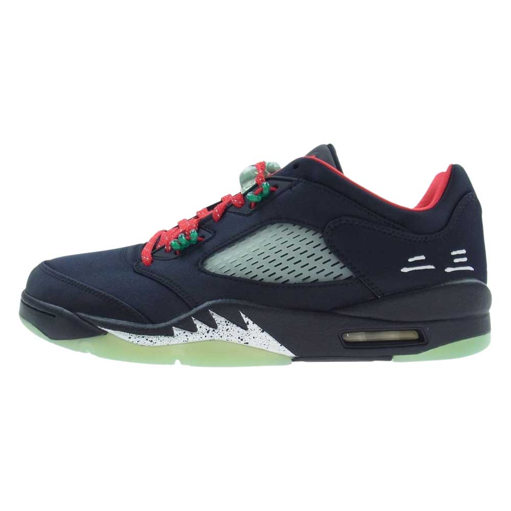 NIKE AIR JORDAN ナイキ ジョーダン DM4640-036 × CLOT クロット Air Jordan 5 Low エアジョーダン ロー Jade ジェイド ブラック系 29cm【新古品】【未使用】【中古】